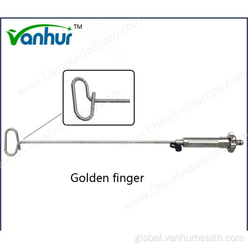 Laparoscopy Instrument Set Laparoscopic Circle Golden Finger Liver Retractor Manufactory